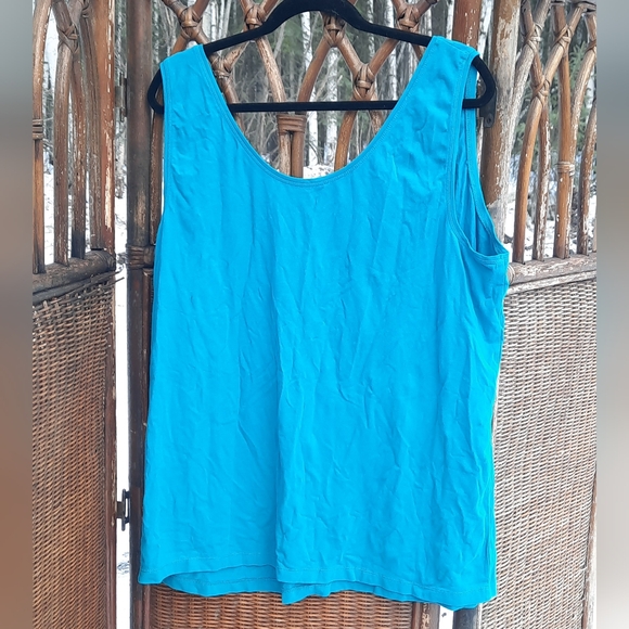 ๐3/15 ๐๏ธ Indigo Turquoise Tank Top - Picture 6 of 7